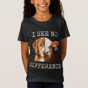 Ich sehe keinen Unterschied vegetarische Vegane Ku T-Shirt
