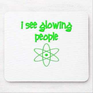 Ich sehe leuchtende Menschen Mousepad