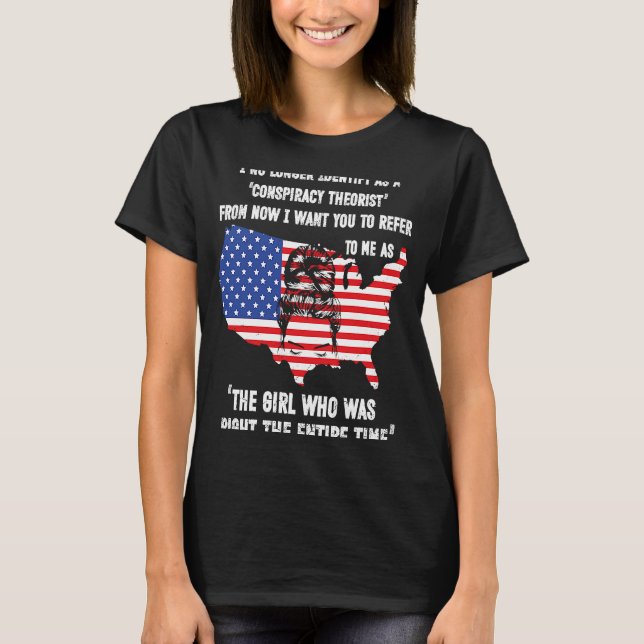 Ich sehe mich nicht mehr als Verschwörungstheoreti T-Shirt (Vorderseite)