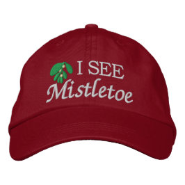 Ich sehe Mistletoe - SRF Bestickte Baseballkappe