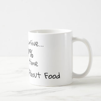 Ich sehe nachdenklich aus Lustiger Foodie-Spruch Kaffeetasse