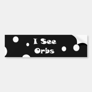 Ich sehe Orbs-Autoaufkleber Autoaufkleber