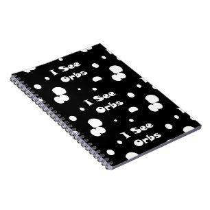 Ich sehe Orbs-notebook Notizblock