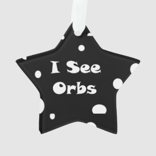 Ich sehe Orbs-Star-Ornament Ornament