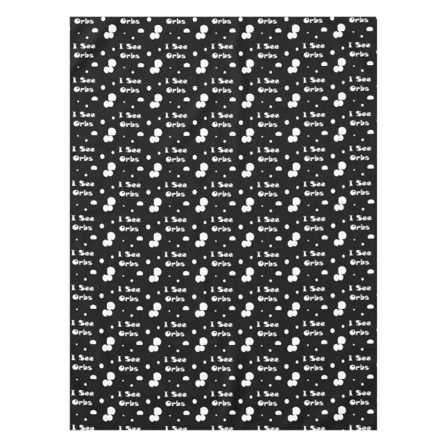 Ich sehe Orbs-tablecloth Tischdecke (Vorderseite)