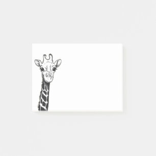ICH SEHE SIE GIRAFFE POST-IT KLEBEZETTEL