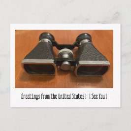 Ich sehe Sie Postkarte