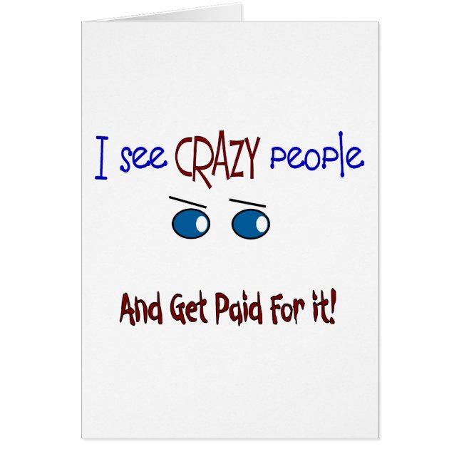 "Ich sehe verrückte Leute " (Vorne)