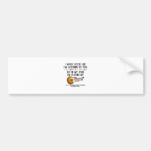 Ich sehe vielleicht aus, als würde ich dir beim Gi Autoaufkleber