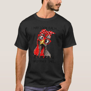Ich sehe vielleicht ruhig aus, aber in meinem Kopf T-Shirt