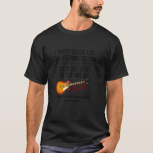 Ich sehe vielleicht so aus, als würde ich dir beim T-Shirt