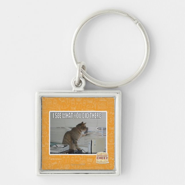 Ich sehe, was Sie dort taten Schlüsselanhänger (Vorne)