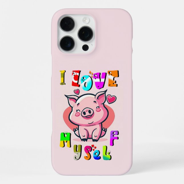 Ich selbst Liebe iPhone Hülle (Rückseite)