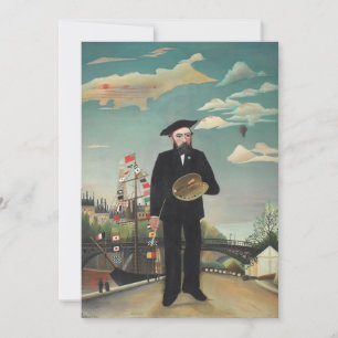 Ich selbst Portrait Landscape 1890, Henri Rousseau