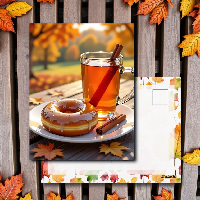 Ich sende Ihnen Herbstgrüße Postkarte (Von Creator hochgeladen)