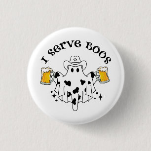 Ich serviere Boos! Barkeeper-Spooky Button