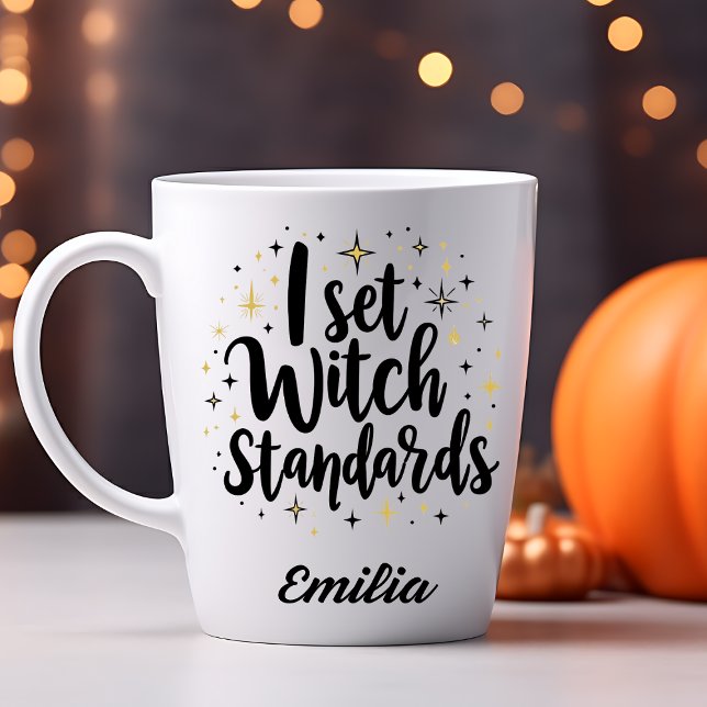 Ich Set Hexenstandards lustige Halloween-Tasse Kaffeetasse (Von Creator hochgeladen)