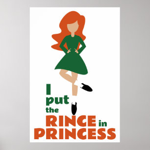 Ich setze den Rince in die Prinzessin   Red Hair I Poster