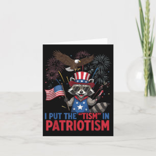 Ich setze den Tismus in den Patriotismus Athletic Karte