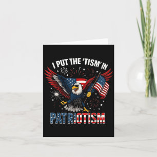 Ich setze den Tismus in den Patriotismus Athletika Karte