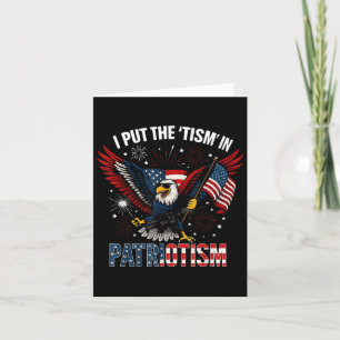 Ich setze den Tismus in den Patriotismus Athletika Karte