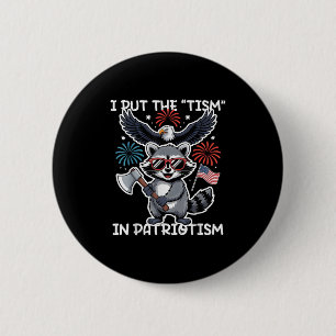 Ich setze den Tismus in den Patriotismus, den Athl Button