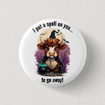 Ich setze einen Zauber auf deine gruselige Kuh-Rot