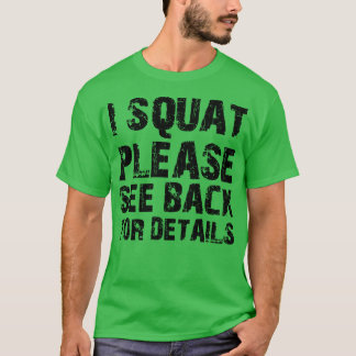 Ich setze mich, bitte schauen Sie zurück für Detai T-Shirt