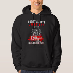 Ich setze mich nicht immer nur hin und höre mir me hoodie