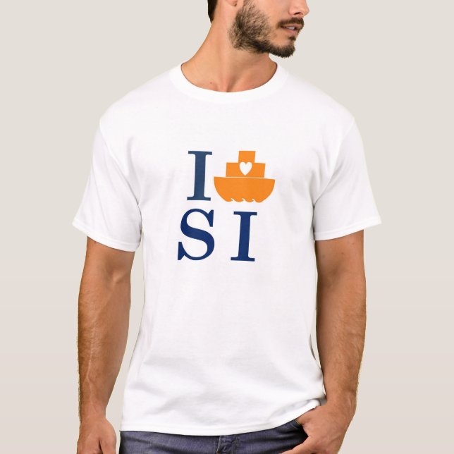Ich setze Staten Island - T - Shirt über (Vorderseite)
