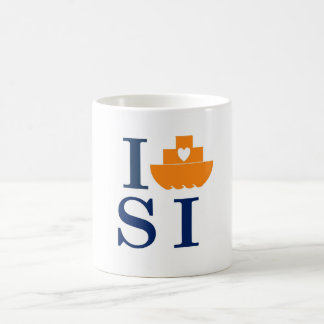 Ich setze Staten- IslandTasse über Tasse
