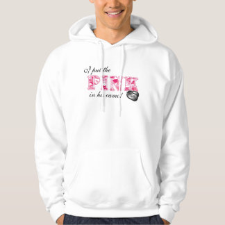 Ich setzte das ROSA in seine Camouflage ein Hoodie