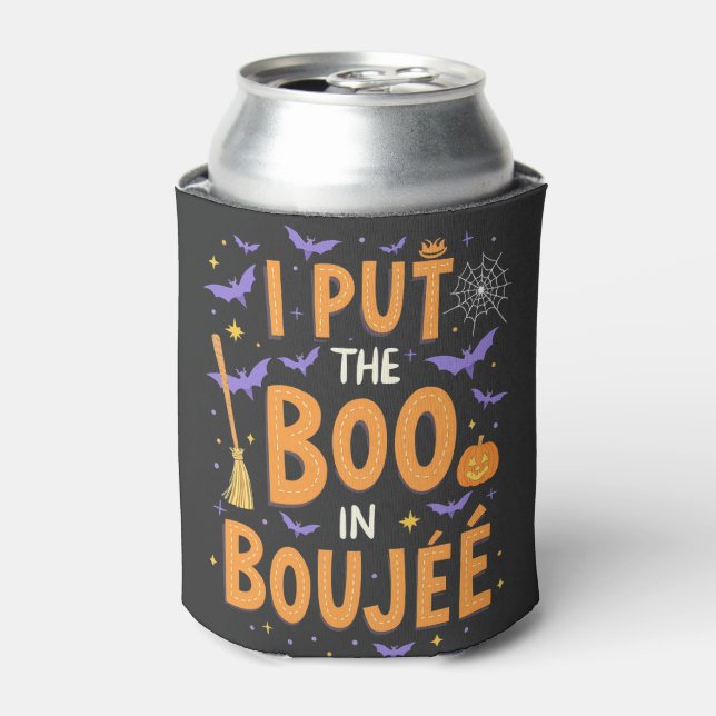 Ich setzte den Boo in Boujee Funny Halloween Ghost Dosenkühler (Kanne Vorderseite)