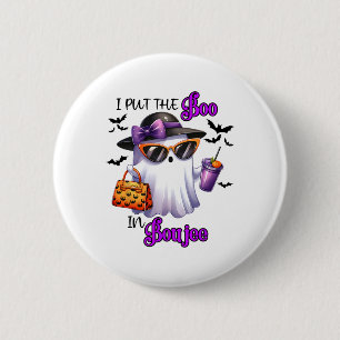 Ich setzte den Boo in Boujee Niedlichen Ghost Hall Button