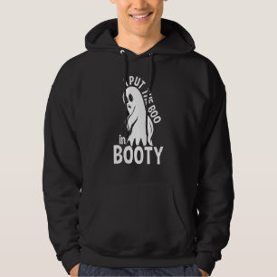 Ich setzte den Boo in Hintern Ghost Halloween Hoodie