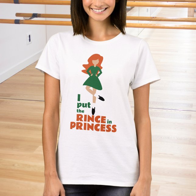 Ich setzte den Rince in die Prinzessin - Red Hair  T-Shirt (Von Creator hochgeladen)