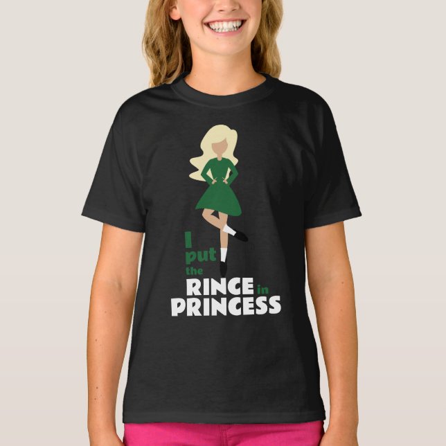 Ich setzte den Rince in Prinzessin Blond Hair Iris T-Shirt (Vorderseite)
