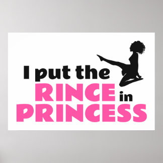 Ich setzte den Rinse in die Prinzessin Irische Tan Poster