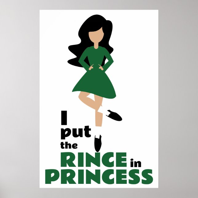 Ich setzte den Rinse in Prinzessin Black Hair Iris Poster (Vorne)