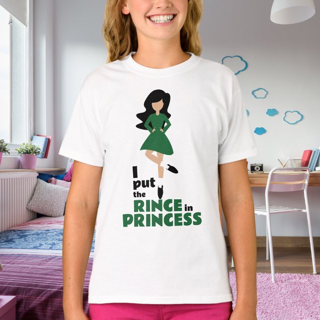 Ich setzte den Rinse in Prinzessin Black Hair Iris T-Shirt (Von Creator hochgeladen)