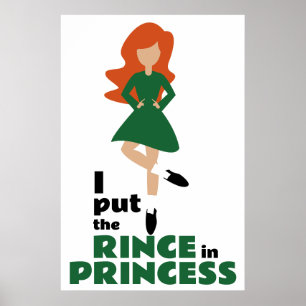 Ich setzte den Rinse in Prinzessin Brown Hair Iris Poster