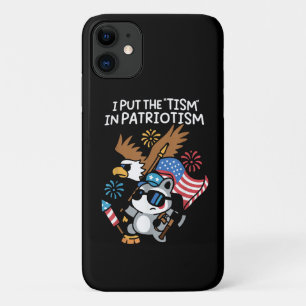 Ich setzte den Tismus in Patriotismus Athletic Eag Case-Mate iPhone Hülle