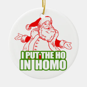 ICH SETZTE HO IN HOMO - .PNG EIN KERAMIKORNAMENT