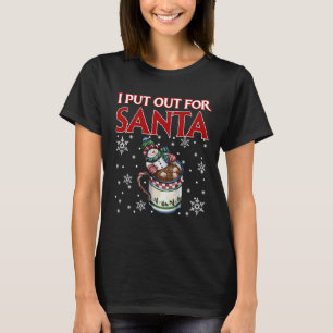 Ich setzte mich heraus für Sankt-Weihnachtst-shir T-Shirt