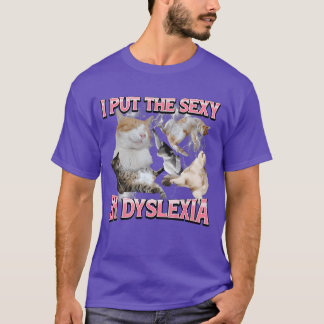 Ich setzte Sey in Dysleia Lustiges Katzen-Meme-Boo T-Shirt