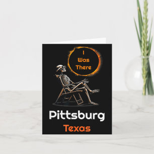 Ich Shirt Sonnenfinsternis Pittsburg Texas Da Karte