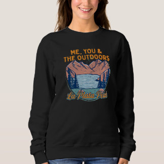 Ich Sie und die Natur wandern La Plata Peak Hiker Sweatshirt