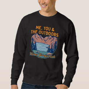 Ich Sie und die Outdoorwanderung Homer Youngs Peak Sweatshirt