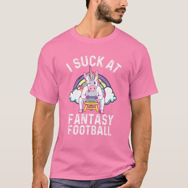 Ich Sind zum Kotzen bei Fantasy Football Rainbow U T-Shirt (Vorderseite)
