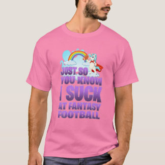 Ich Sind zum Kotzen bei Fantasy Football Unicorn R T-Shirt